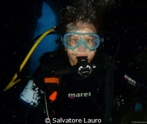 while cave diving with my daughter I took this close shot by Salvatore Lauro 